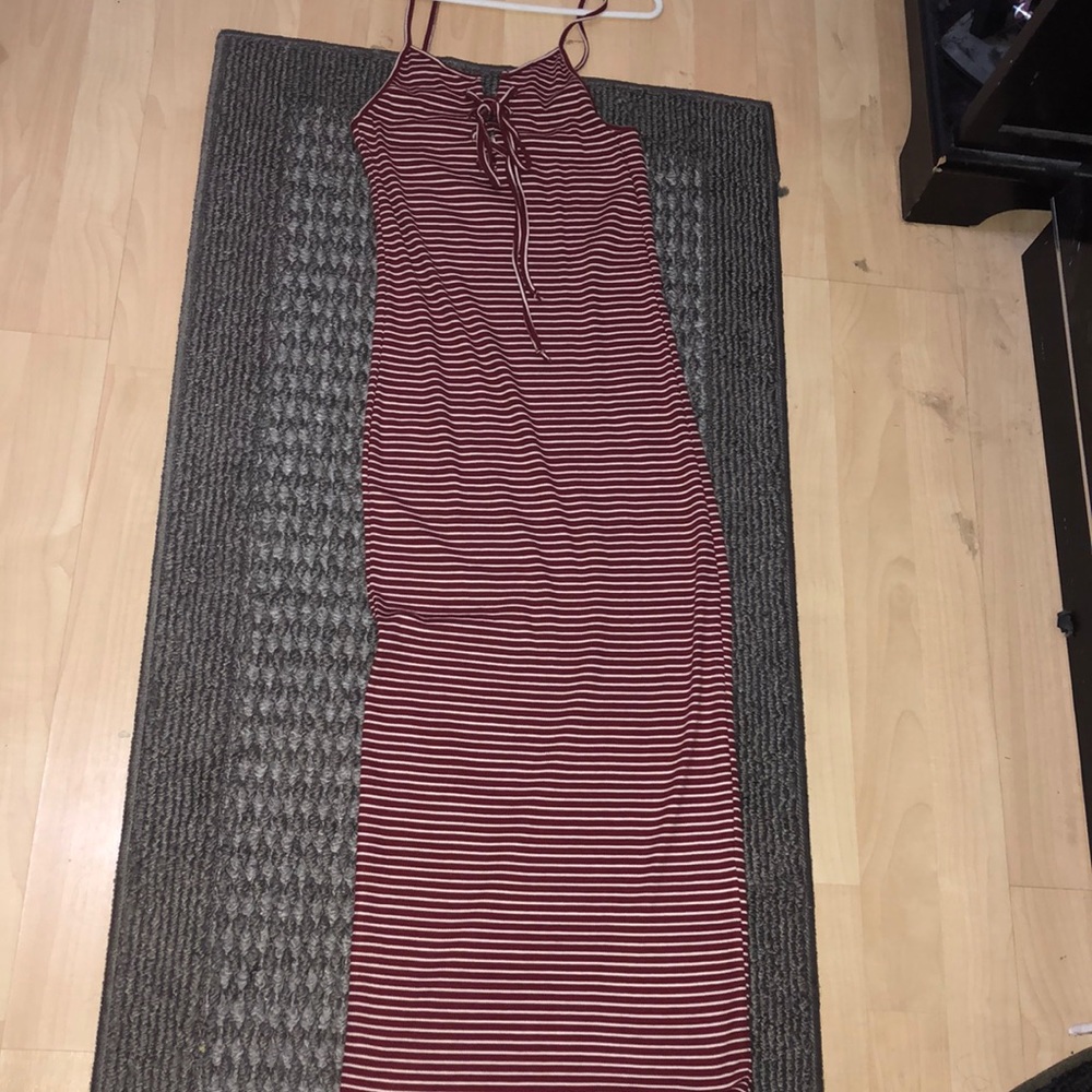 Long form fitting dress